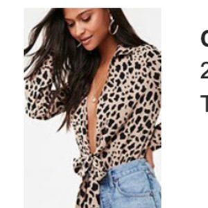 Forever 21 Cheetah or Leopard bodysuit